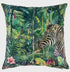 Malini Embroidered Zebra in Wild Cushion 45 x 45