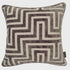 MAZE CUT VELVET PM CHOC 43 X 43 CM CUSHION