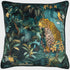 Embroidered Leopard on velvet 45 x 45 cm Cushion