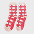 Miss Sparrow Happy Sheep Socks Red