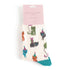 Miss Sparrow Party Cats Socks Cream