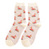 Miss Sparrow Skiing Sausage Dogs Socks Silver