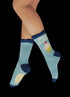 Powder Birthday Treat Ankle Socks - Denim