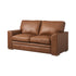 Soho 2 Seater Full Aniline Leather Sofa Riders Nut