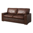 Soho 3 Seater Full Aniline Leather Sofa Riders Nut