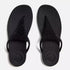 FitFlop Solay Mixed-Crystal Toe-Post Sandals Black