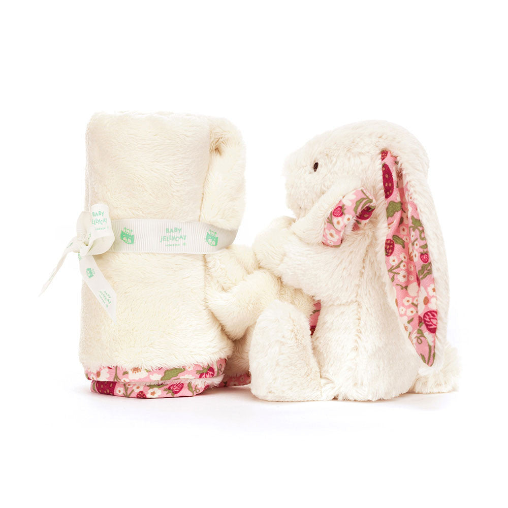 Jellycat Blossom Cream Bunny 'Berry' Soother STH4MS