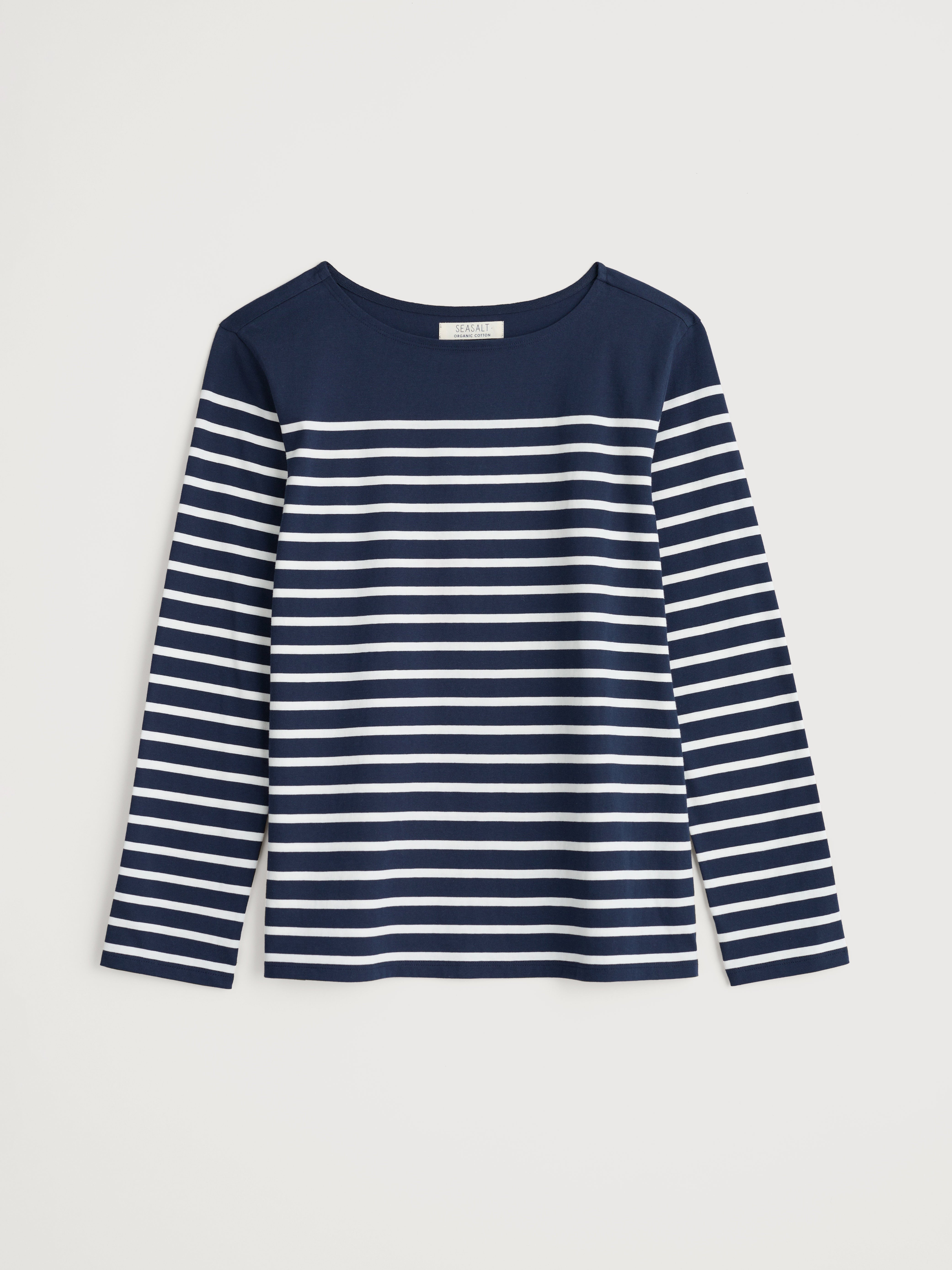 Seasalt Sailor Shirt Falmouth Breton Maritime Chalk