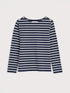 Seasalt Sailor Shirt Breton Maritime Chalk