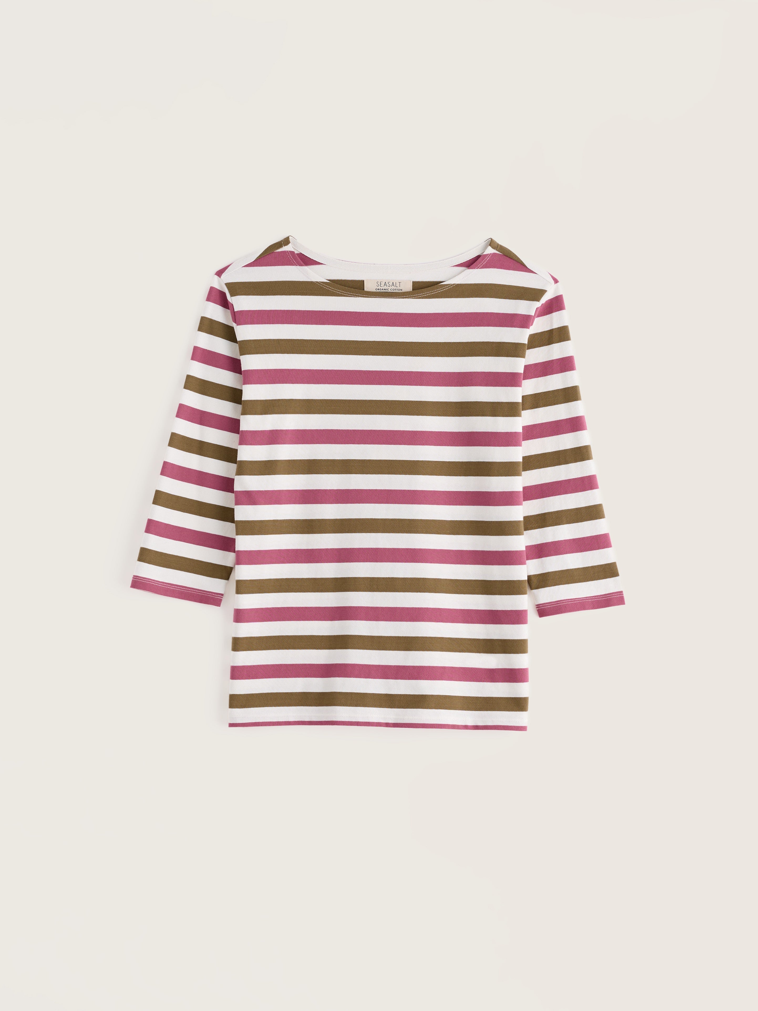 Seasalt Sailor Top Organic Cotton Jersey Duet Scallion Rosa