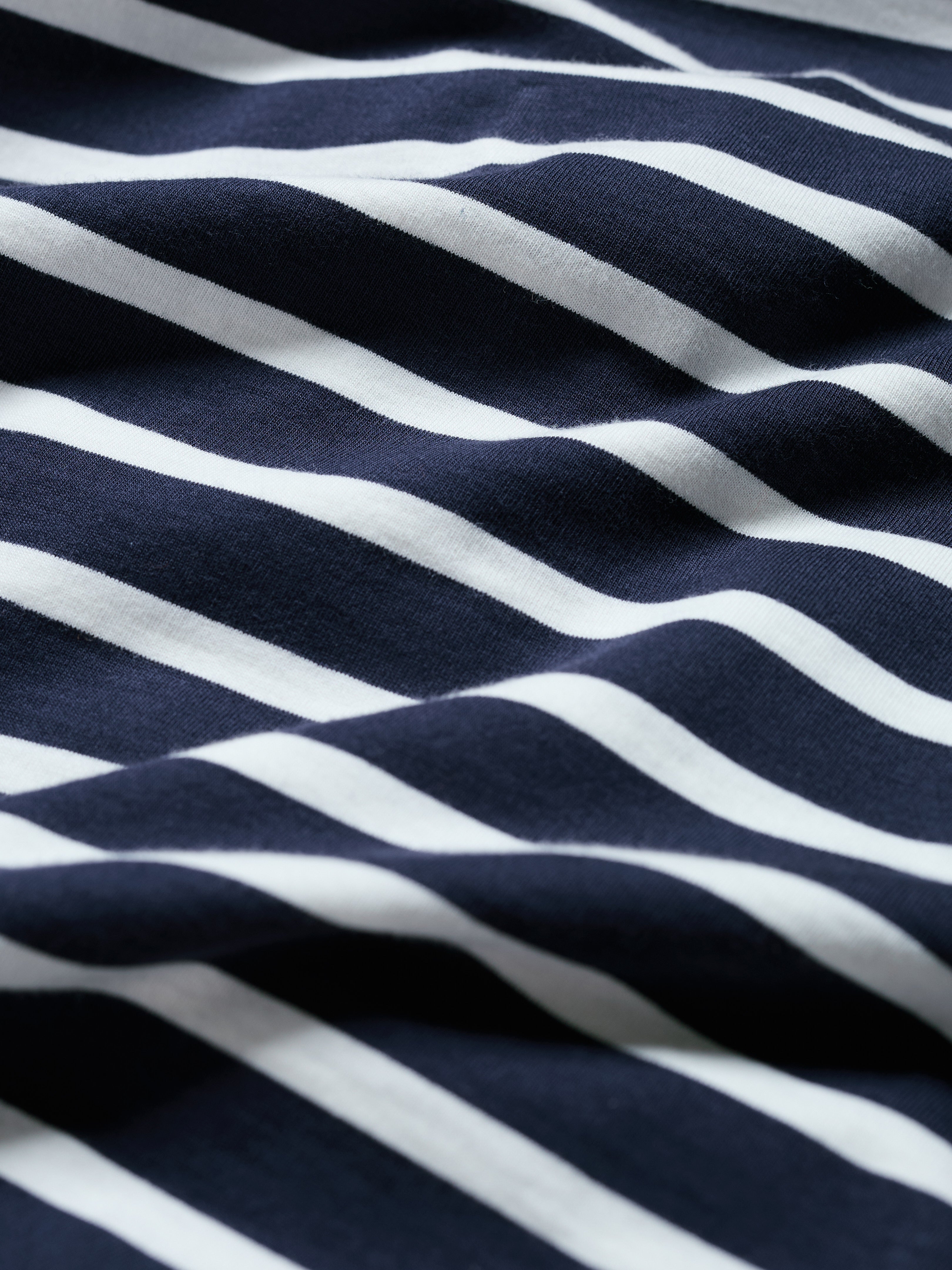 Seasalt Sailor Shirt Breton Maritime Chalk