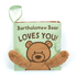 Jellycat Bartholomew Bear Loves You Book BK4BBRLY