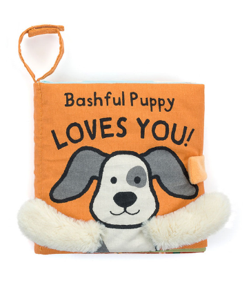 Jellycat Bashful Puppy Loves You Book BK4BPLY