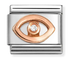 Nomination Rose Gold Eye CZ Charm