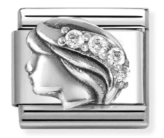 Nomination Silver Virgo Maiden Charm