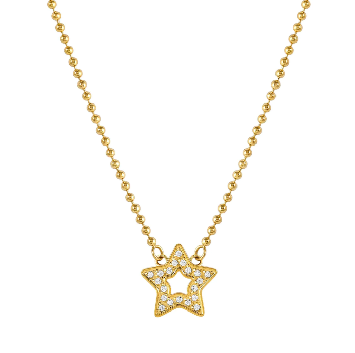 Nomination Soffio D'amore Star Yellow Gold Necklace