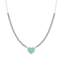 Nomination Emosfere Green Water Heart Necklace