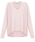 Amazing Woman Mika Boxy Fine Knit Jumper Pale Pink