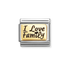 Nomination Gold I Love Family Enamel Charm