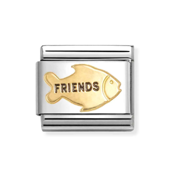 Nomination Gold Fish Friends Charm