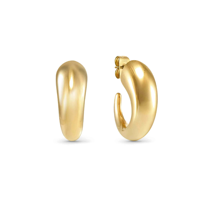 Nomination Gold Ecclettica Hoop Earrings