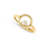Nomination Yellow Gold Circle Dream Beats Ring