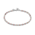 Nomination Silver Pink Jade InstinctStyle Infinity Bracelet