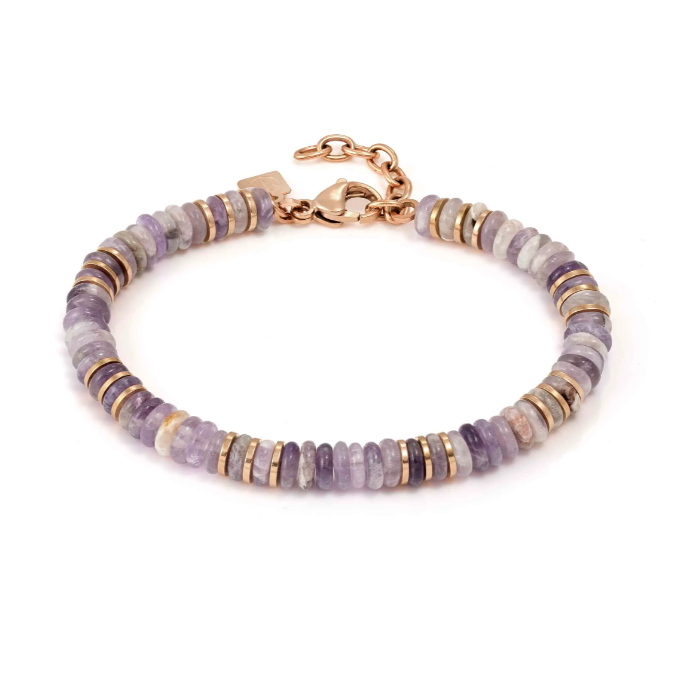 Nomination Rose Gold Amethyst InstinctStyle Infinity Bracelet