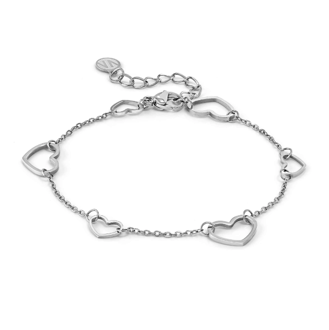 Nomination Silver Ritmatika Heart Bracelet
