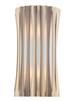 Netra 2 Light Wall Light Satin Bronze and Ivory