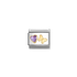 Nomination Yellow Gold Purple Heart Butterfly Charm