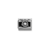 Nomination Silver Black Camera Charm