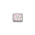 Nomination Silver Pink Gradient Flower Charm