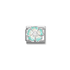 Nomination Silver Green Gradient Flower Charm