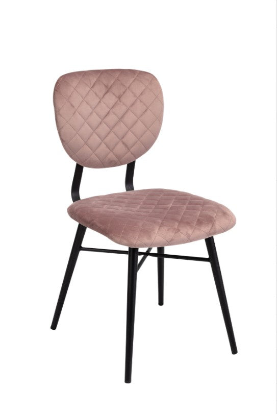 Ranger Velvet Dusky Pink Dining Chair
