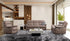 Fawn Leather Power recliner 3 Seater Sofa