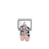 Nomination Silver Pink Ballet Shoes Dangle Charm