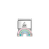 Nomination Silver CZ Rainbow Dangle Charm