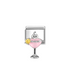 Nomination silver Cocktail Glass Dangle Charm