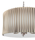 Netra 3 Light Pendant Satin Bronze and Ivory