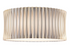 Netra 3 Light Flush Satin Bronze and Ivory
