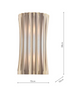 Netra 2 Light Wall Light Satin Bronze and Ivory