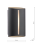Zuzana Outdoor Wall Light Matt Black IP54