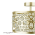 Laura Ashley Tilbrook 3 Light Flush Matt Champagne and Crystal