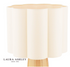 Laura Ashley Littleton Table Lamp Yellow Ceramic and Antique Brass With Shade