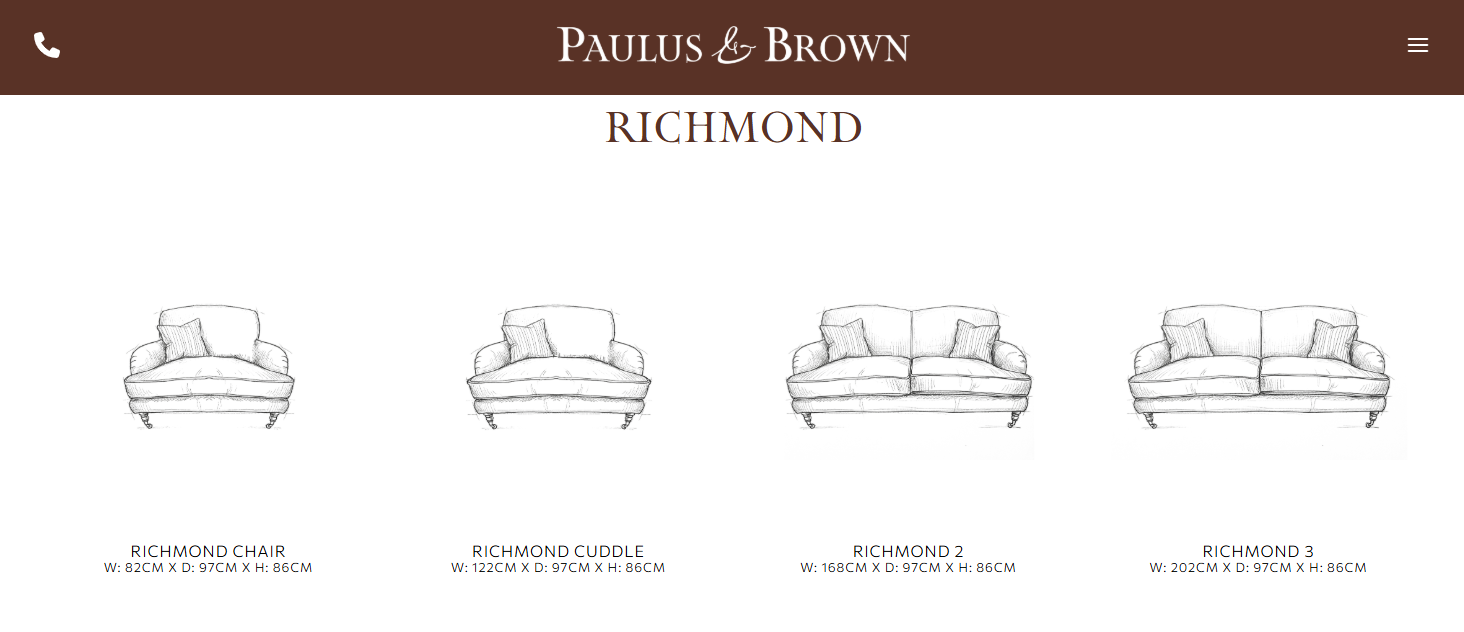 Paulus & Brown Sofa & Occasional Chair