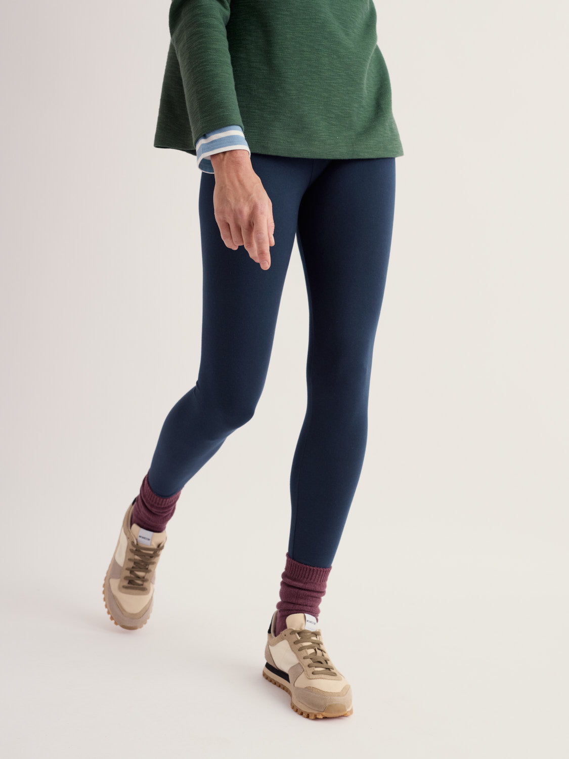 Seasalt Sea Dance Organic Cotton Leggings Midnight