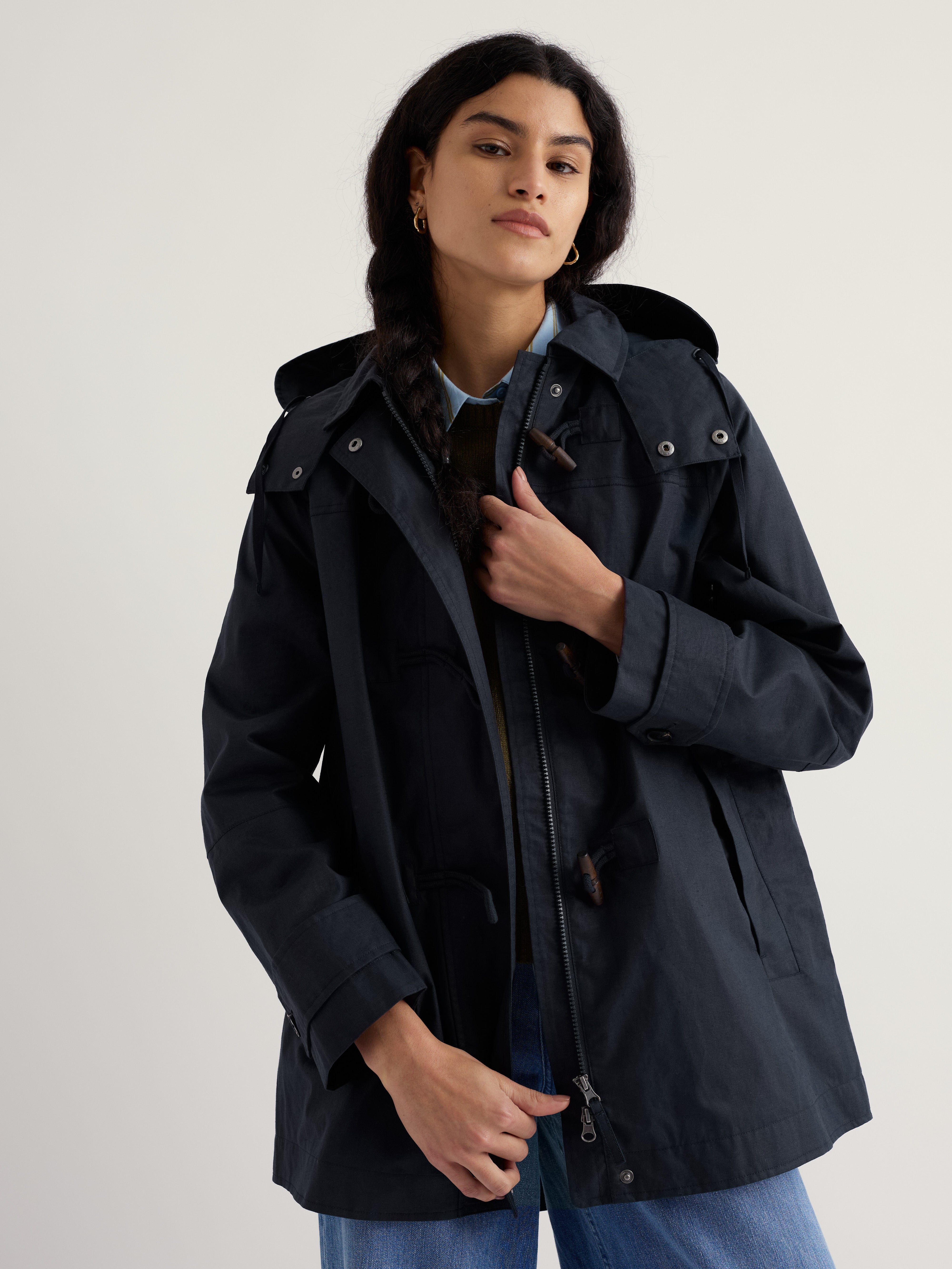 Seasalt Sea Drift Waterproof Coat Inkwell