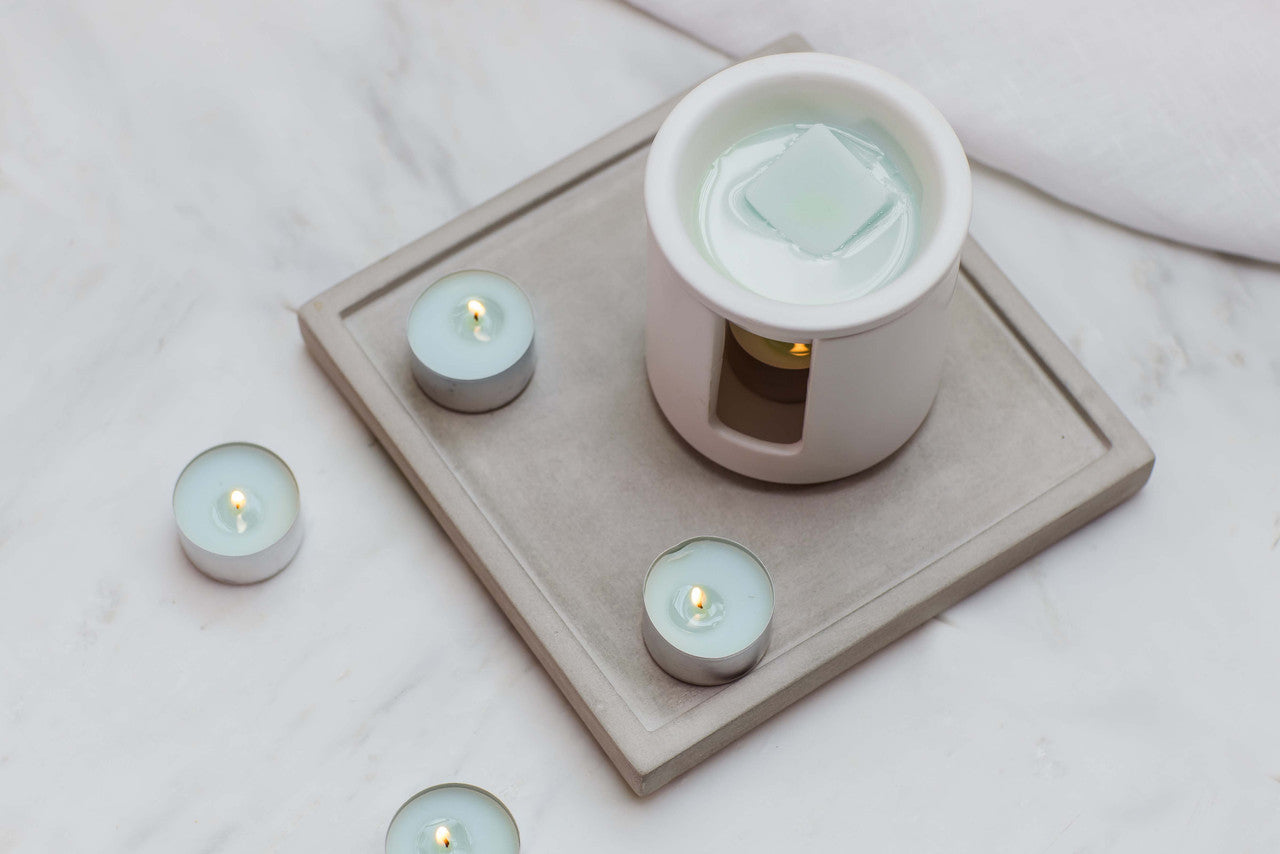 Sea Salt & Oakmoss - Fragranced Tealights