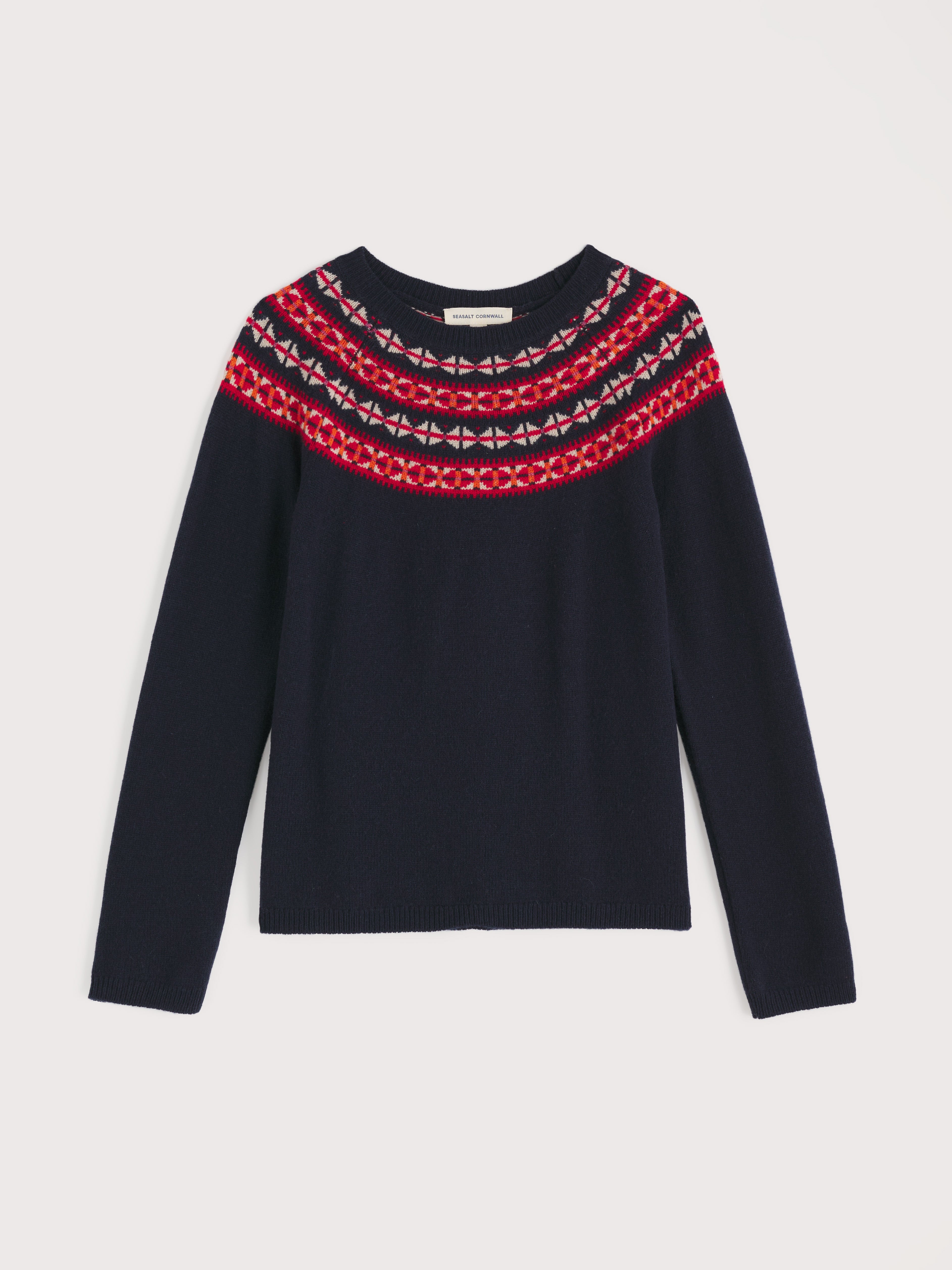 Seasalt Seas Edge Jumper Bedstone Jam Mix